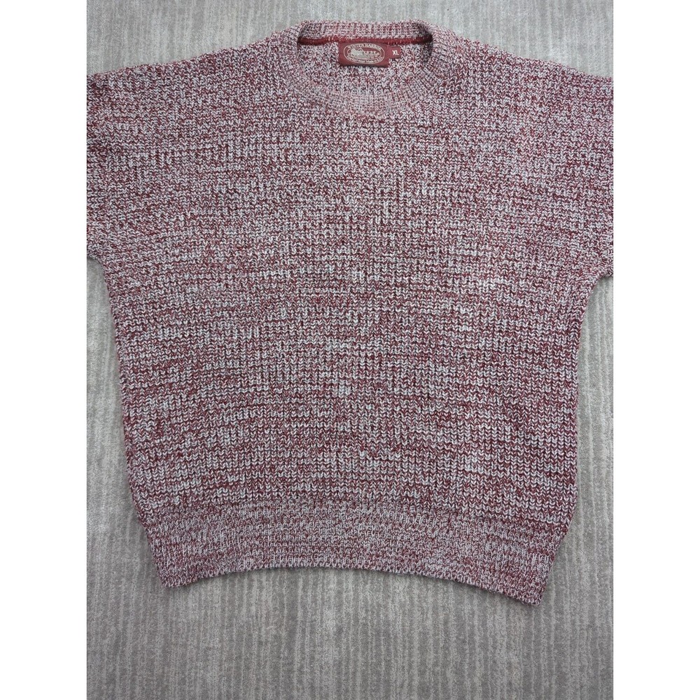 Vintage Winter Harbor Wool Acrylic Knit Chunky Sweater Made in USA 90s Womens XL